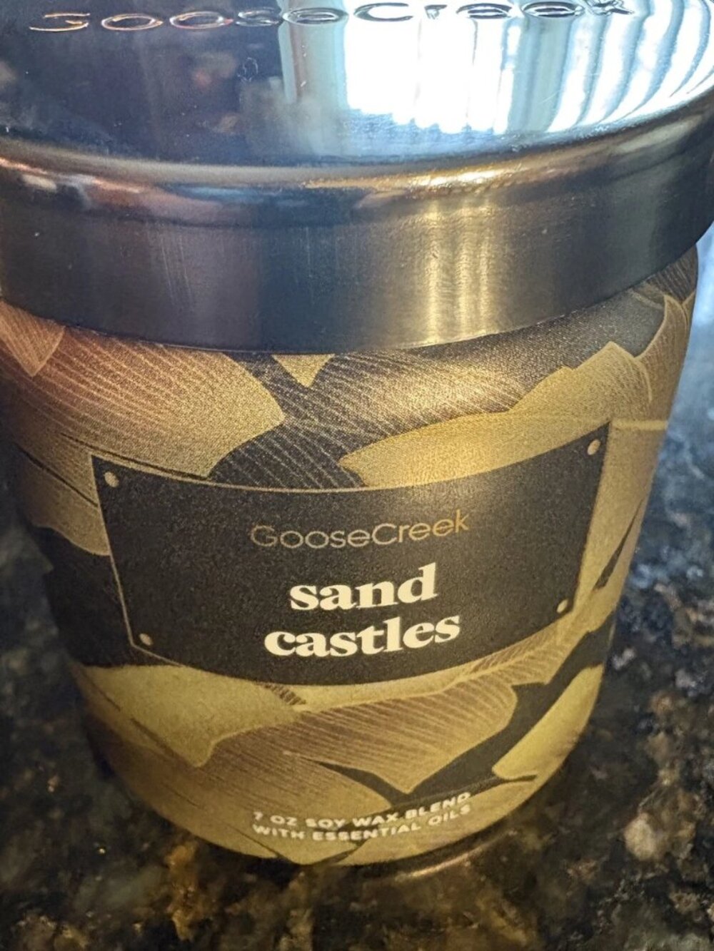 NEW Sand Castles Goose Creek - 7 oz Soy Wax Blend Candle w/ Essential Oils
